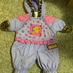 Vintage Disney Lion King Purple Baby Snowsuit